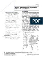 Complete DDR2, DDR3 and DDR3L Memory Power Solution Synchronous Buck Controller, 2-A LDO, Buffered Reference