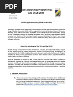 Call For Application Brazil Scholarships Program PAEC OAS GCUB 2022