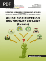 Guide D'orientation 2021-2022