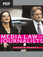 Media Law For Journalists, Ursula Smartt