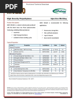 High Density Polyethylene Injection Molding