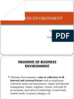 Scope of Business Environment