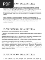 Planificacion Audit