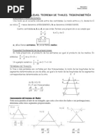 Teorema Thales Apuntes