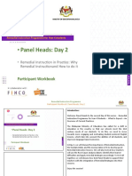 PW FINCO - Remedial Instruction Programme - Panel Heads Training Day 2 Formatted - FINAL
