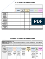 Programa Escolar de Mejora Continua.