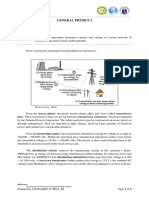 General Physics 2: Activity Title: Electricity Activity No.: 4.1 Learning Competency