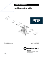 Merivaara PromeriX Operating Table - Service Manual