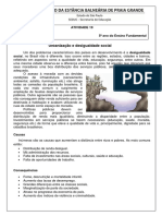 5ºano - Geografia - Urbanização e Desigualdades Sociais