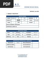 Ot - 1029 Conmetal Motor 11 KW Informe Tecnico Inicial.