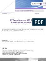 Sip T S: Obs-Biv (FR) C G R900: Technical Bulletin Alcatel-Lucent Omnipcx Office