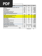 ODU, CHB Wall Fence & CYclone Rebar Costing