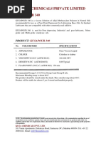 Kusa Chemicals Private Limited: Kusapour 340