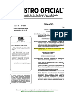 Registro Oficial 588 Del 16 de Septiembre 2015