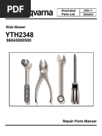 Ride Mower: Illustrated Parts List