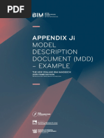 The New Zealand Bim Handbook: Appendix Ji - Model Description Document (MDD) - Example