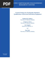 Ground Motion For Earthquake Simulator