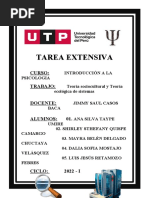 Teoria Sociocultural y Teoria Ecologica de Sistemas