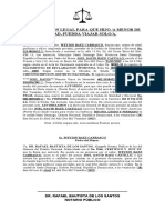 Permiso de Menor de Edad para Salir Del País de Cecilia