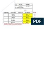 30M Material Replacement List: Before 11447KG After 10697KG Total Weight