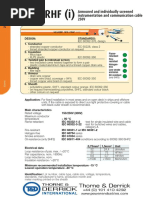 RFE-FRHF (I) : Armoured and Individually Screened Instrumentation and Communication Cable 250V