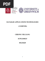 COMP1556 Database Applications Technologies