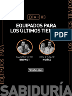 03 - Equipados para Los Últimos Tiempos - Día 3 - Sabiduría