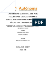 Trabajo de Investigación Cap IV Internado I