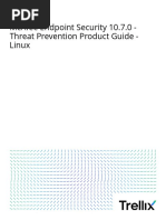 Mcafee Endpoint Security 10.7.0 - Threat Prevention Product Guide - Linux