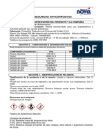 Hoja de Seguridad Anticorrosivo Tonner