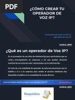 Cómo Crear Tu Operador de Voz Ip