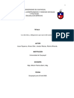 Derechos y Obligaciones Que Nacen Del Matrimonio