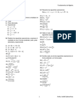 Guía de Fundamentos de Álgebra