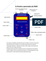 Manual Medidor de Presión y Generador de PWM