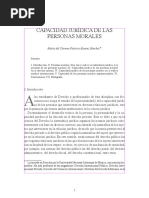 Capacidad Jurídica de Las Personas Morales