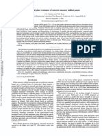 Out-Of-Plane Resistance of Concrete Masonry Infilled Panels