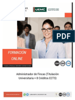 Curso de Administrador de Fincas