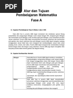 ATP Matematika Fase A Kelas 1