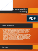 Services For Construction Company