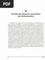 Fuentes Del Derecho Comunitario de Centroamerica