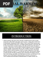 Global Warming: A Presentation BY Ragini Singh