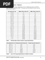 Torque Specifications - Fasteners: Nut and Bolt Size, MM 280M or Better Torque, N M 280M or Better Torque, LB FT