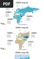 EMEA Map (I) : Text in Here Text in Here Text in Here