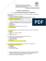 Cuestionario Sobre Hipertension en El Embarazo - Alumnos