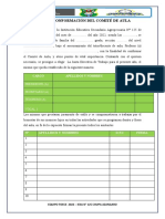 Acta de Conformación Del Comité de Aula 2022