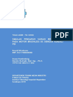 Simulasi Pengaruh Variasi Beban Torsi Pada Motor Brushless DC Dengan Kendali PID