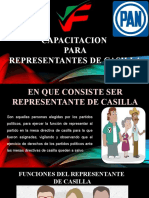 Capacitación de Represtantes de Partido