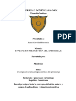 Investigacion Evaluacion Psicometrica