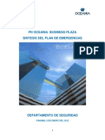 Oceanía Business Plaza - Evacuación, Emergencia