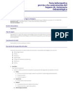 Nota Informativa Dental Cast